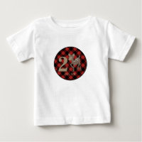 Chemise d'anniversaire de cerfs communs de plaid