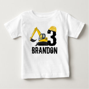 T-shirt Pour Bébé Chemise d'anniversaire de construction