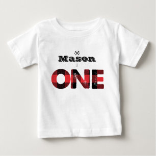 T-shirt Pour Bébé Chemise d'anniversaire des garçons de la Flannel L