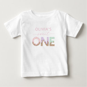 T-shirt Pour Bébé Chemise d'anniversaire Sweet One Ice Cream