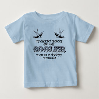 T-shirt Pour Bébé Chemise de bébé de "des tatouages mon papa"