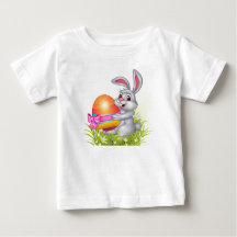 Chemise de bébé de lapin de Pâques