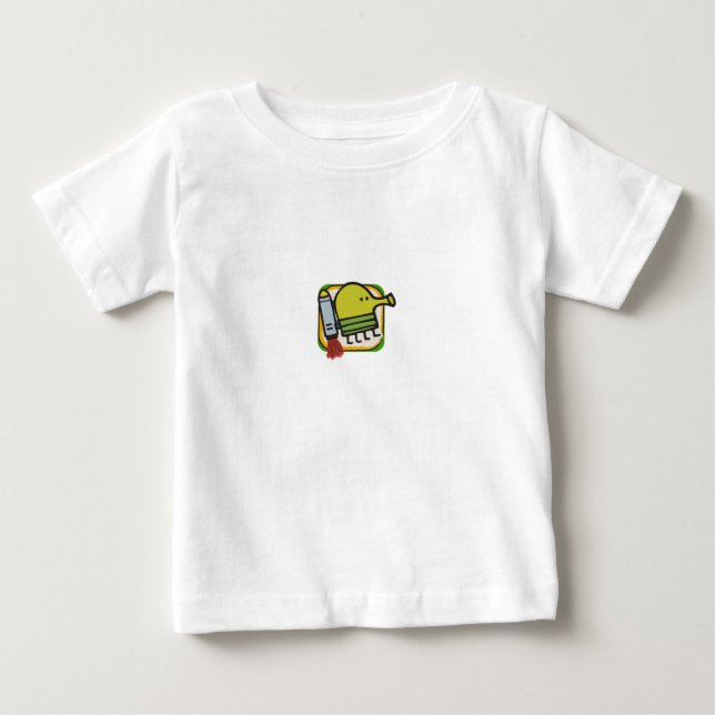 T-shirt Pour Bébé Chemise de bébé de saut de griffonnage (Devant)