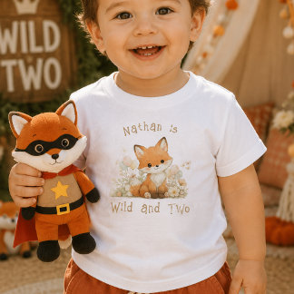 T-shirt Pour Bébé Chemise de bébé pour 2e anniversaire personnalisé