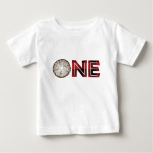 T-shirt Pour Bébé Chemise de bûcheron pour son premier anniversaire