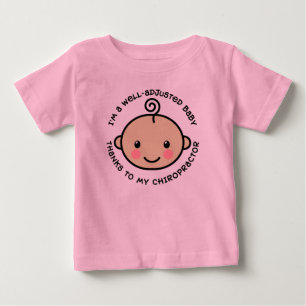 T-shirt Pour Bébé Chemise de chiropractie de bébé ajustée par bien