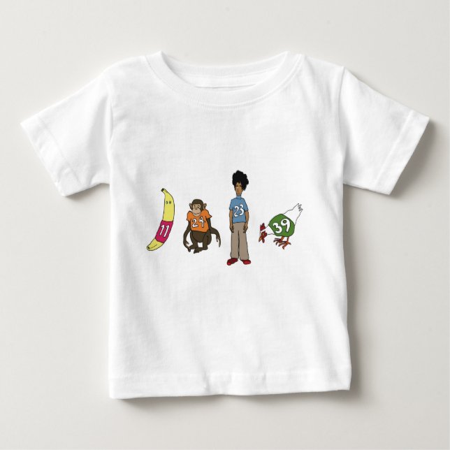 T-shirt Pour Bébé Chemise de chromosome de bébé (Devant)