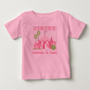 T-shirt Pour Bébé Chemise de Cirque customisée Pink Step Right Up