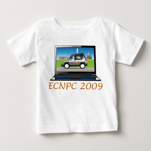 T-shirt Pour Bébé Chemise de "enfant en bas âge" d'ECNPC 2009 (Devant)