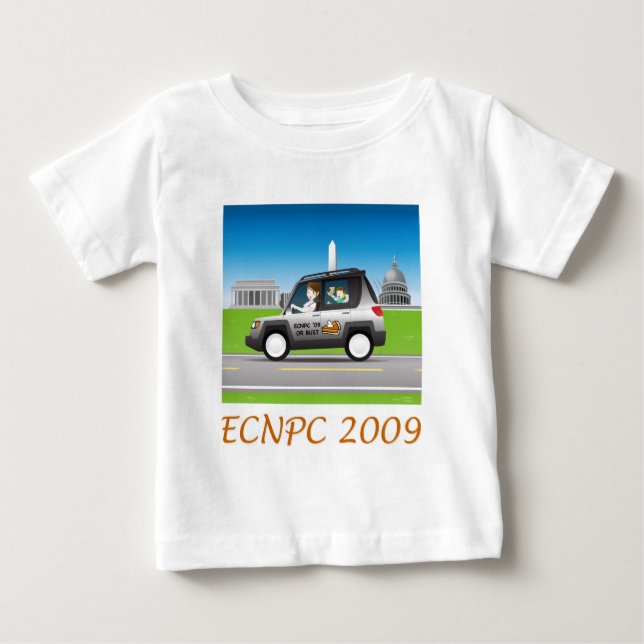T-shirt Pour Bébé Chemise de "enfant en bas âge" d'ECNPC 2009 (Devant)