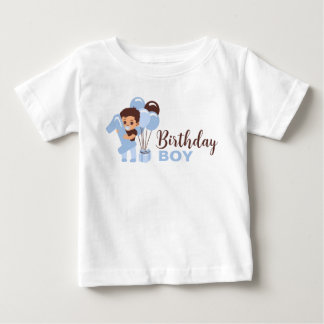 T-shirt Pour Bébé Chemise de garçon pour 1er anniversaire avec ballo