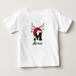 T-shirt Pour Bébé Chemise de lettre de Noël pour enfants