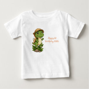 T-shirt Pour Bébé Chemise de naissance de dinosaure mignon pour tout