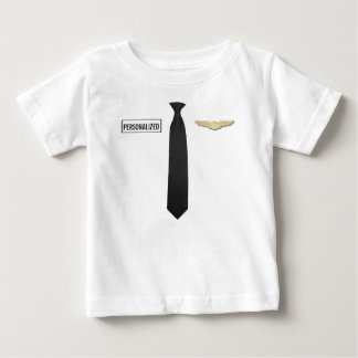 T-shirt Pour Bébé Chemise de pilote personnalisée, vêtements pour en