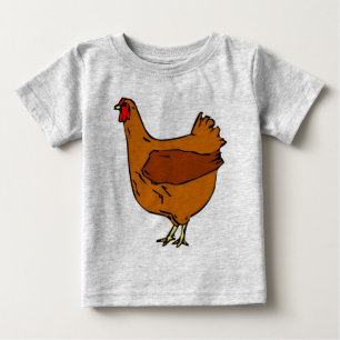 T-shirt Pour Bébé Chemise de poulet