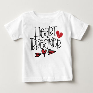 T-shirt Pour Bébé Chemise de Saint-Valentin pour peu de briseur de