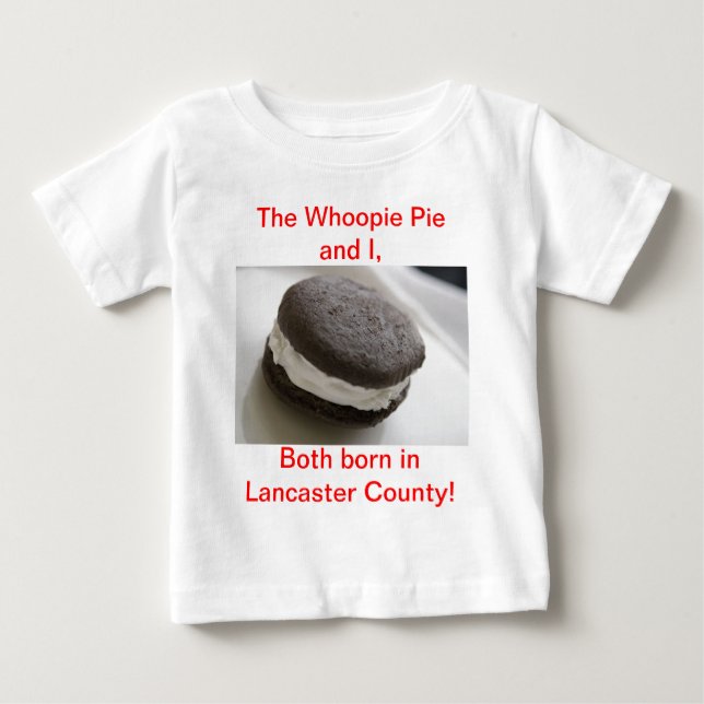 T-shirt Pour Bébé Chemise de tarte de Whoopie (Devant)