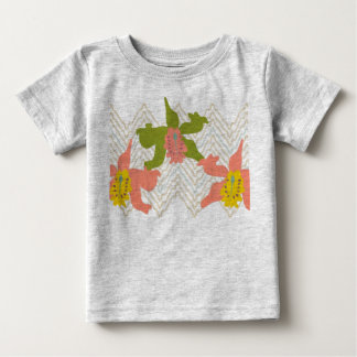 T-shirt Pour Bébé chemise de textile d'orchidée