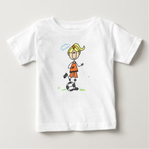 T-shirt Pour Bébé Chemise de tir de football filles