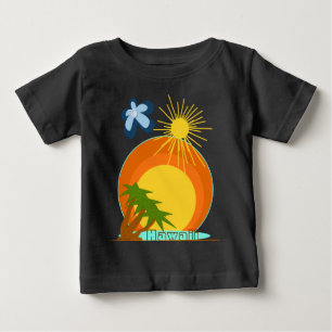 T-shirt Pour Bébé Chemise de Vacances Destination - Hawaii - - Custo