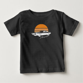 T-shirt Pour Bébé Chemise de voiture musculaire américaine hommes fe