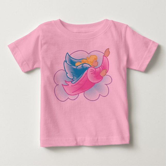 T-shirt Pour Bébé Chemise de vol Angel (Devant)