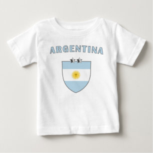 T-shirt Pour Bébé Chemise d'emblème de l'Argentine