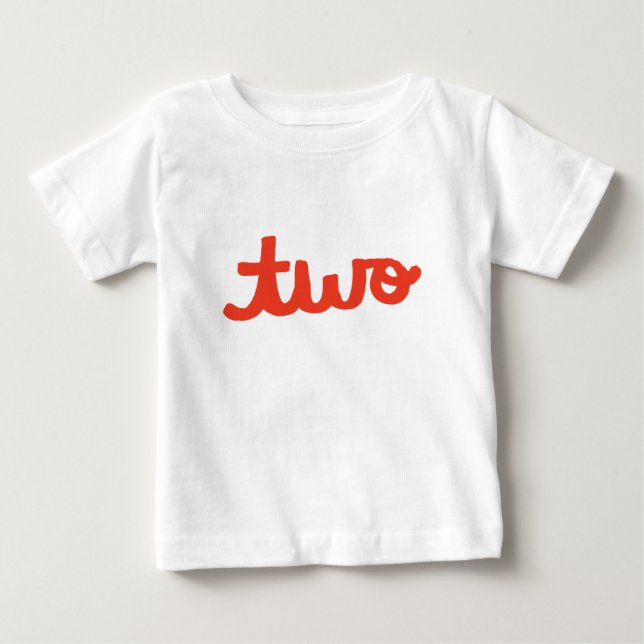 T-shirt Pour Bébé Chemise deux (Devant)