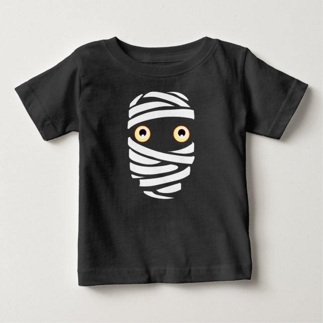 T-shirt Pour Bébé Chemise d'Halloween de bébé mignonne Boo Chemises  (Devant)