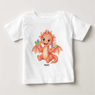 T-shirt Pour Bébé Chemise dragon