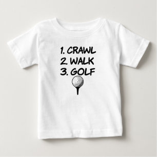 T-shirt Pour Bébé Chemise drôle de bébé de golf de promenade de
