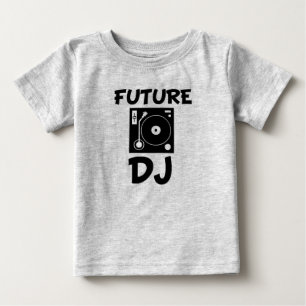 T-shirt Pour Bébé Chemise drôle de bébé du DJ d'avenir