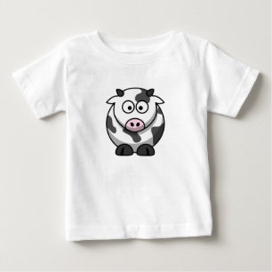 T-shirt Pour Bébé Chemise drôle mignonne de vache