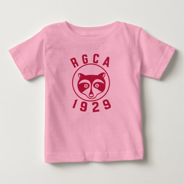 T-shirt Pour Bébé Chemise du logo rouge RGCA (Devant)