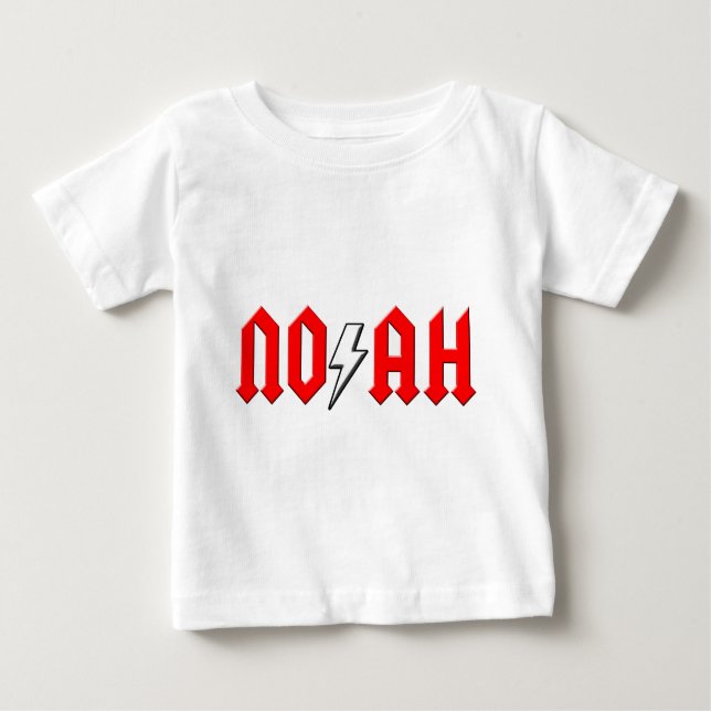 T-shirt Pour Bébé chemise faite sur commande de rock de NOÉ (Devant)