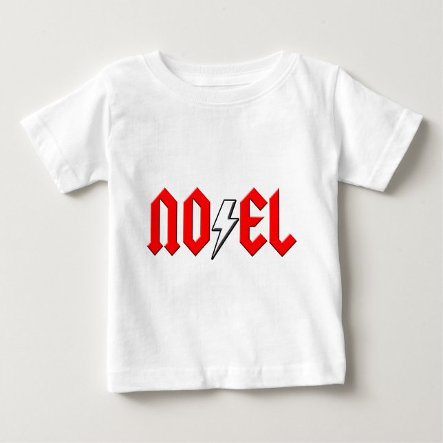 T-shirt Pour Bébé chemise faite sur commande de rock de NOEL (Devant)