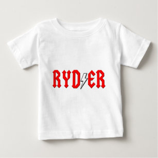 T-shirt Pour Bébé chemise faite sur commande de rock de RYDER