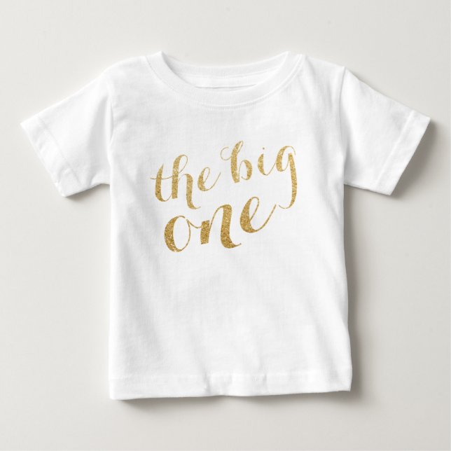 T-shirt Pour Bébé Chemise fille premier anniversaire (Devant)