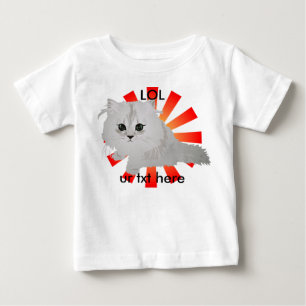 T-shirt Pour Bébé Chemise Fluffy Kitten