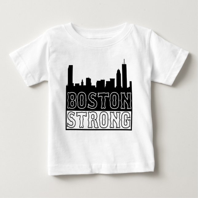 T-shirt Pour Bébé Chemise forte de Boston (Devant)
