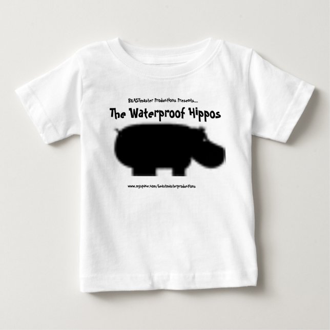 T-shirt Pour Bébé Chemise imperméable officielle de nourrisson (Devant)