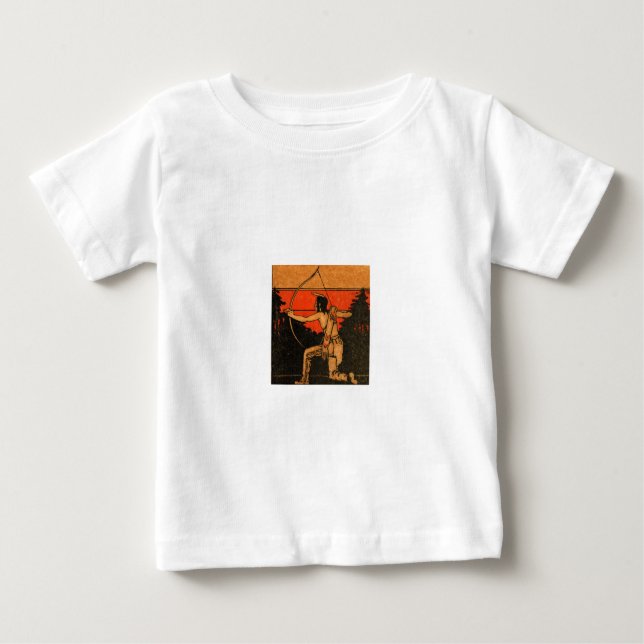 T-shirt Pour Bébé Chemise indienne (Devant)