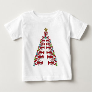 T-shirt Pour Bébé Chemise laide de partie mignonne d'arbre de Noël