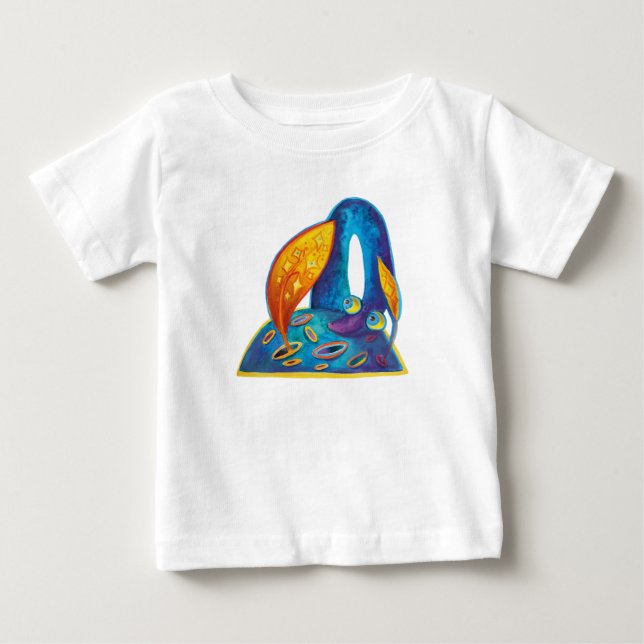 T-shirt Pour Bébé chemise magique dragons (Devant)