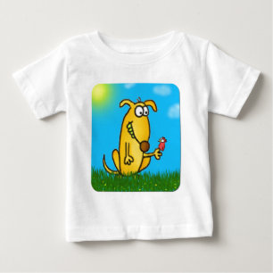 T-shirt Pour Bébé Chemise maladroite de nourrisson de chien