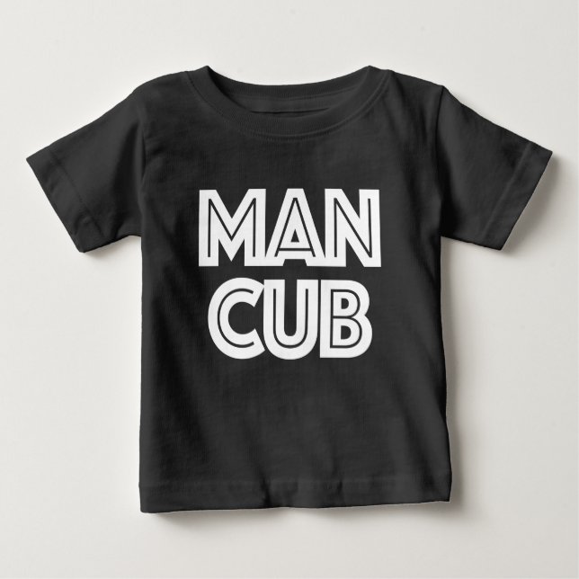 T-shirt Pour Bébé Chemise Man Cub (Devant)