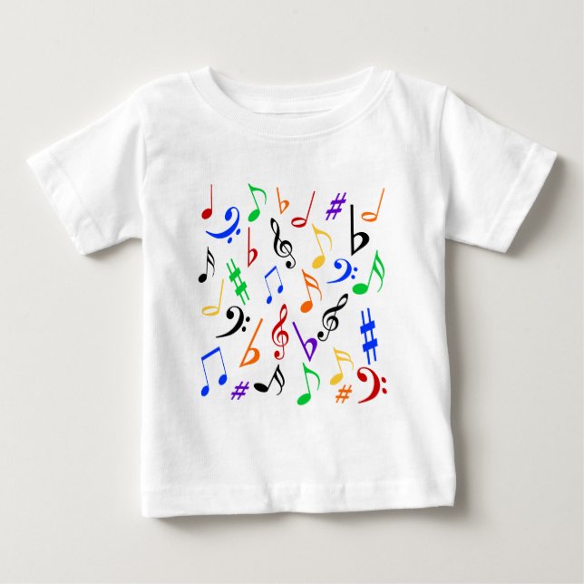 T-shirt Pour Bébé Chemise musicale : (Devant)