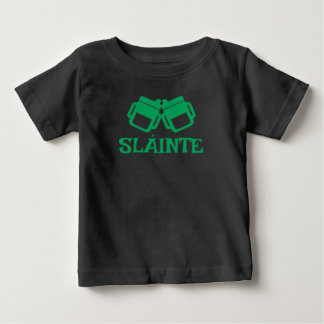 T-shirt Pour Bébé chemise noire SLÁINTE pour bébé