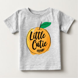 T-shirt Pour Bébé Chemise orange Little Cutie