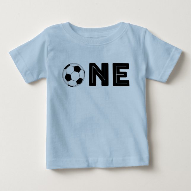 T-shirt Pour Bébé Chemise orientée du premier football (Devant)